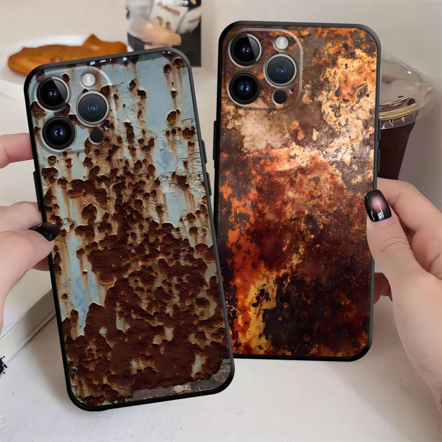 Phone Cases Mous - Retro Rust Design Case for iPhone