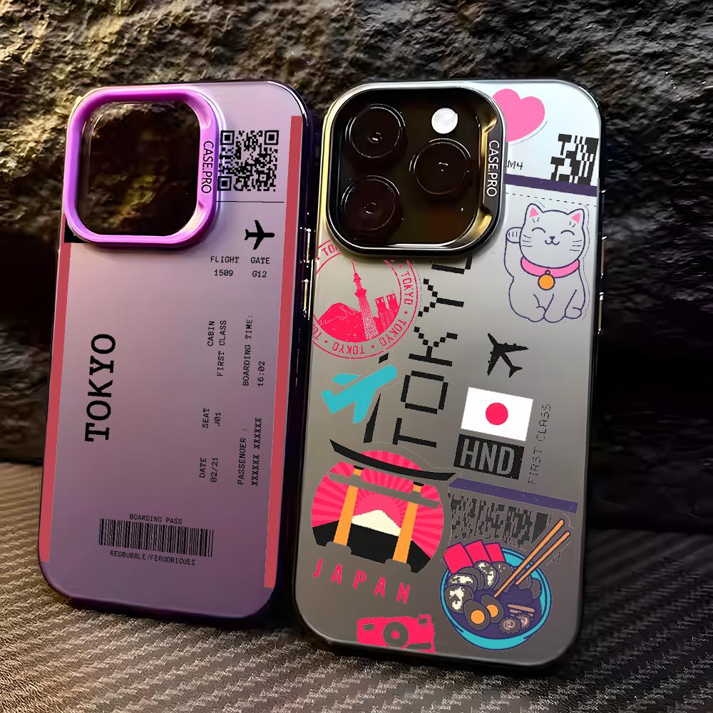Phone Cases Japan - Plane Travel Ticket Japan Phone Case