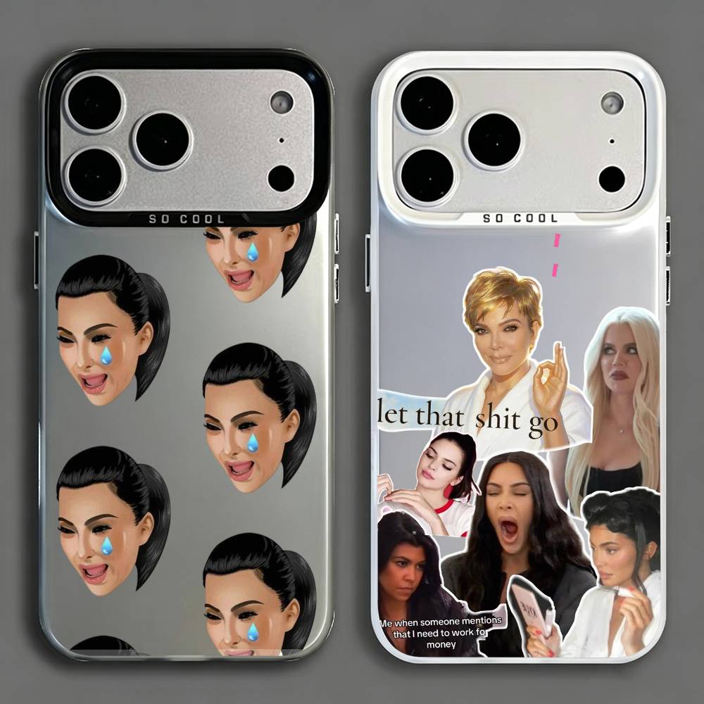 Phone Cases Quirky - Funny K-Kim K-Kardashian White Phone Case