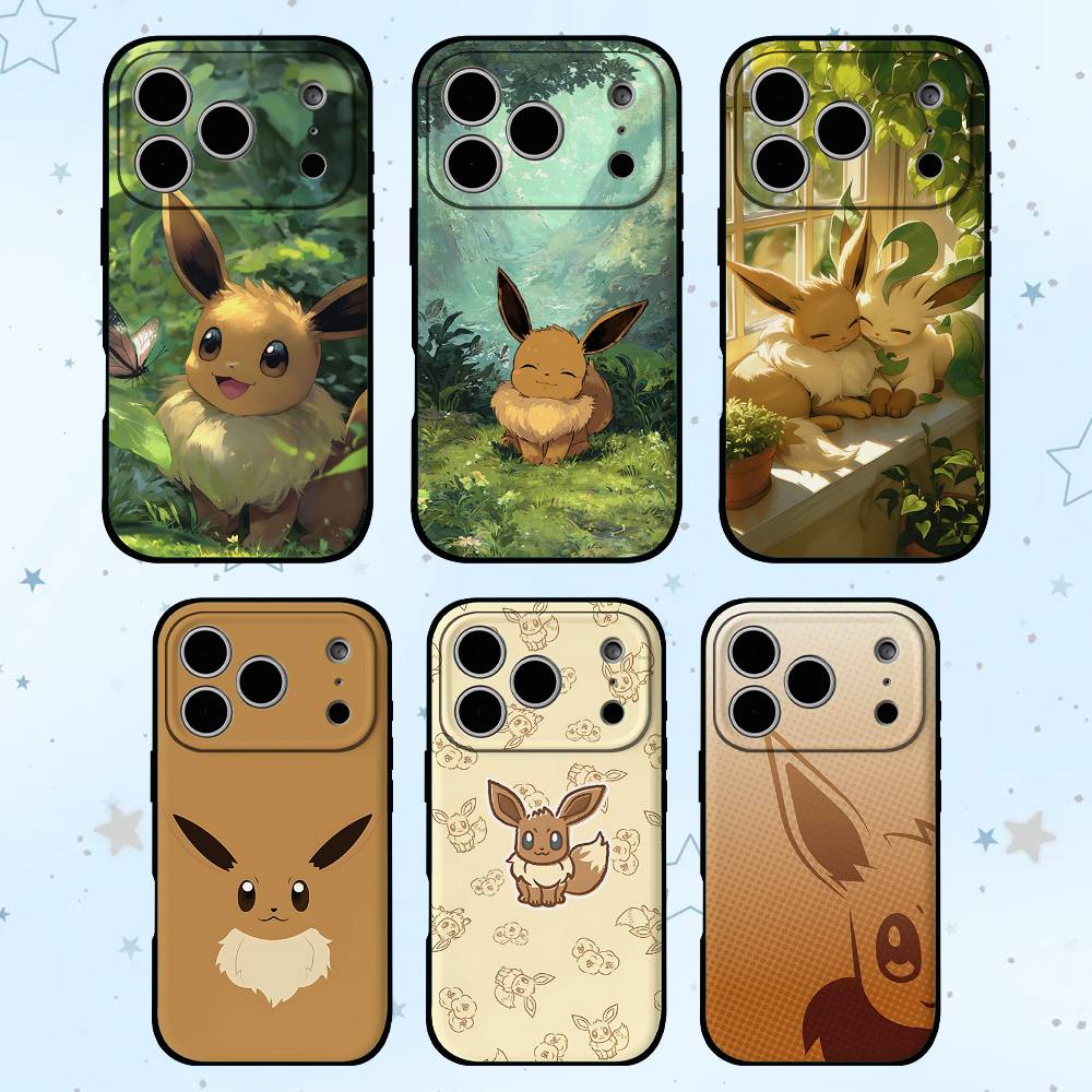 Phone Cases That Fit Iphone 16E - E-Eevees Black Phone Case That Fits
