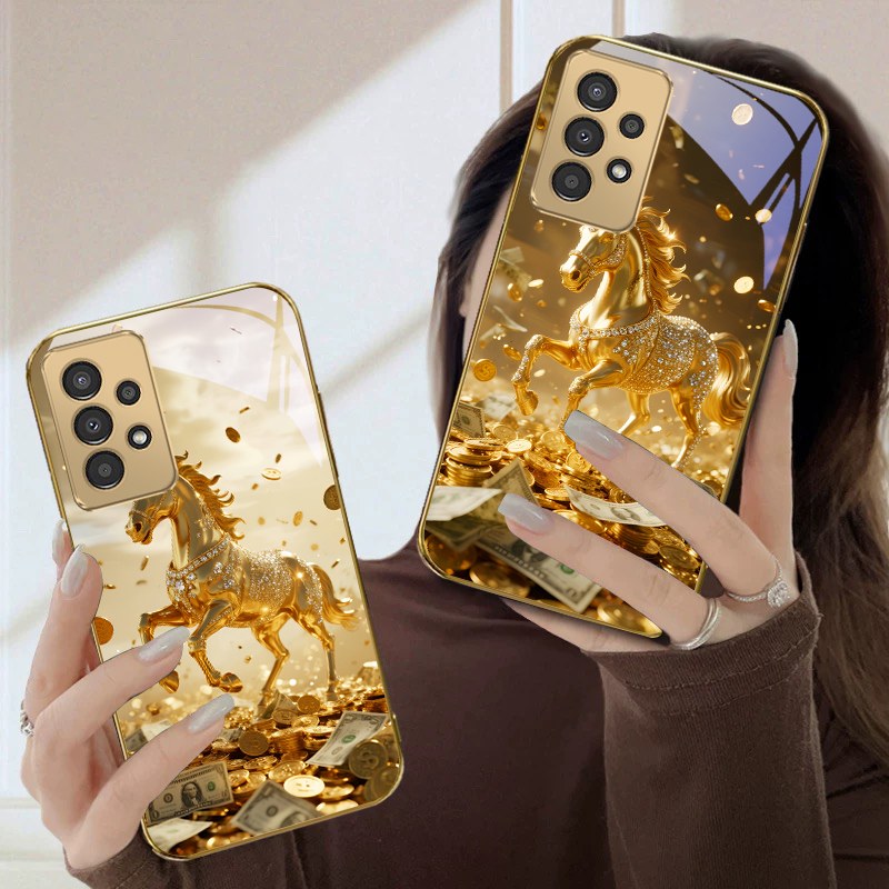 Phone Cases A14 Samsung - A lovely golden steed For Samsung