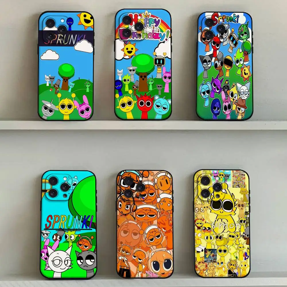 Funny Cartoon Sprunki Phone Ca - Phone Cases Quirky ulasan dan harga