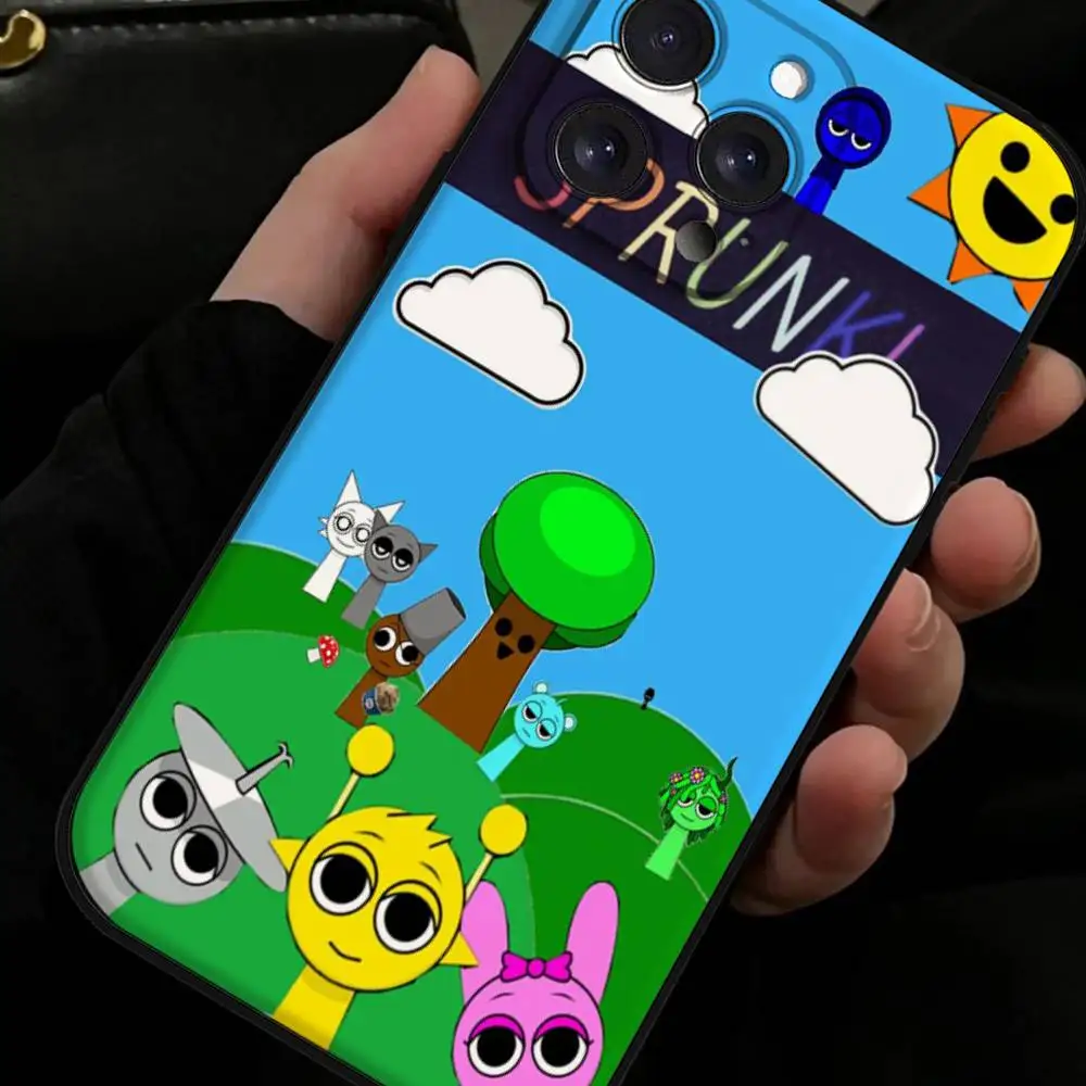 Funny Cartoon Sprunki Phone Ca - Phone Cases Quirky ulasan dan harga