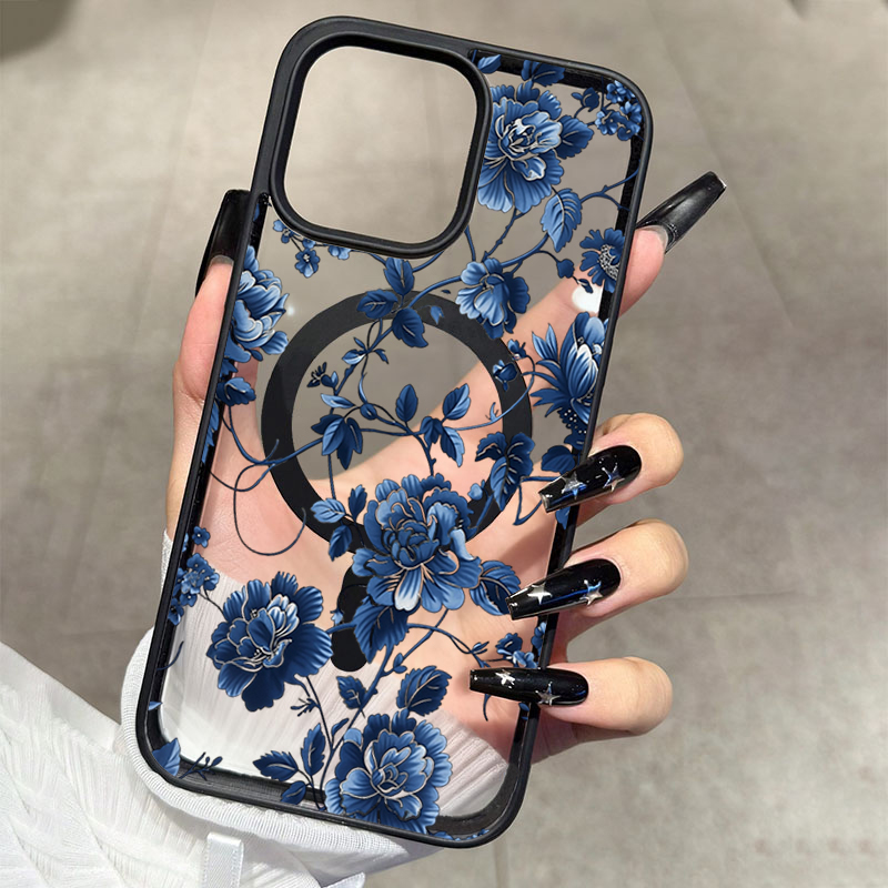 Luxury Vintage Blue Floral Mag - Phone Cases Bulk ulasan dan harga