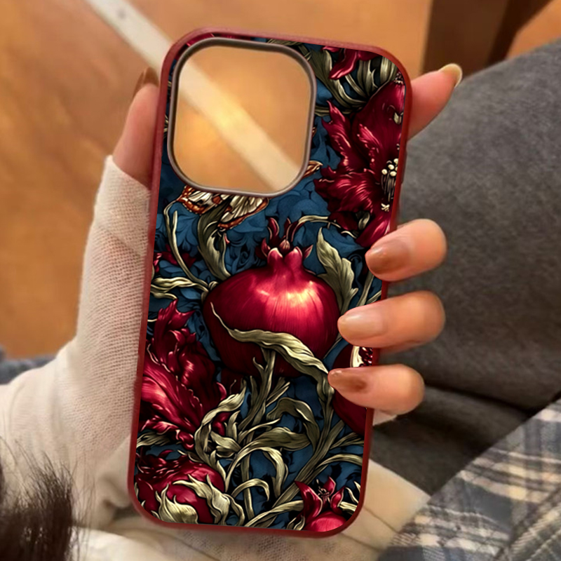 Vintage Pomegranate TPU Art Ph - Phone Cases Vintage ulasan dan harga