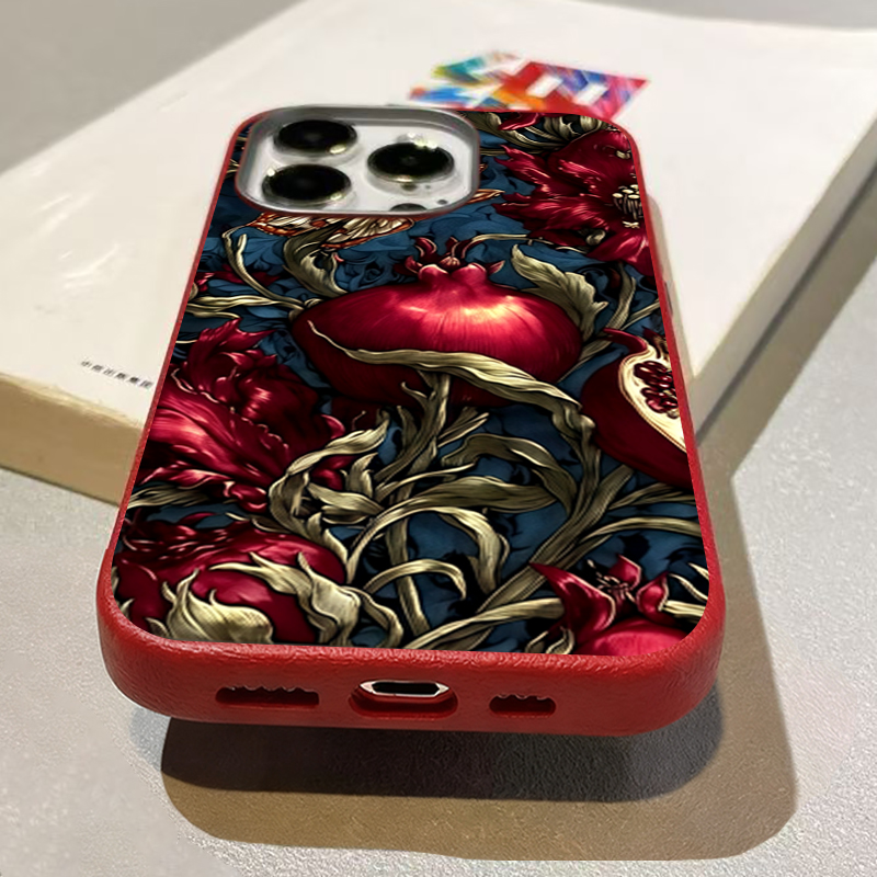Vintage Pomegranate TPU Art Ph - Phone Cases Vintage ulasan dan harga