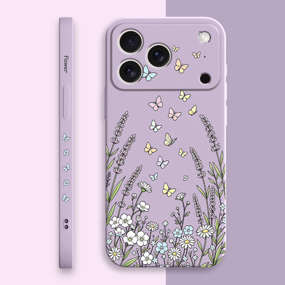 Grass Butterfly Phone Case For - Silicone Liquid Case ulasan dan harga