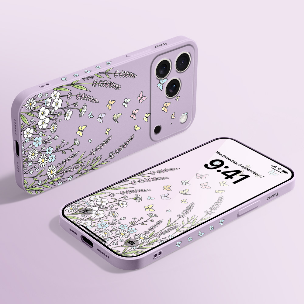Grass Butterfly Phone Case For - Silicone Liquid Case ulasan dan harga