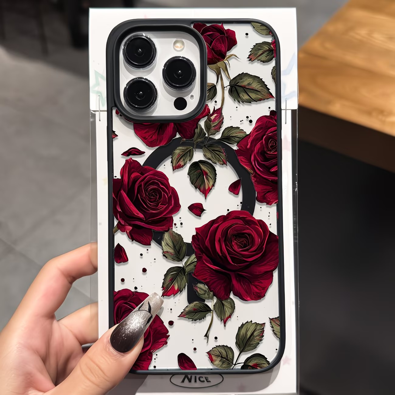 Vintage Red Rose Floral Patter - Phone Cases Vintage ulasan dan harga