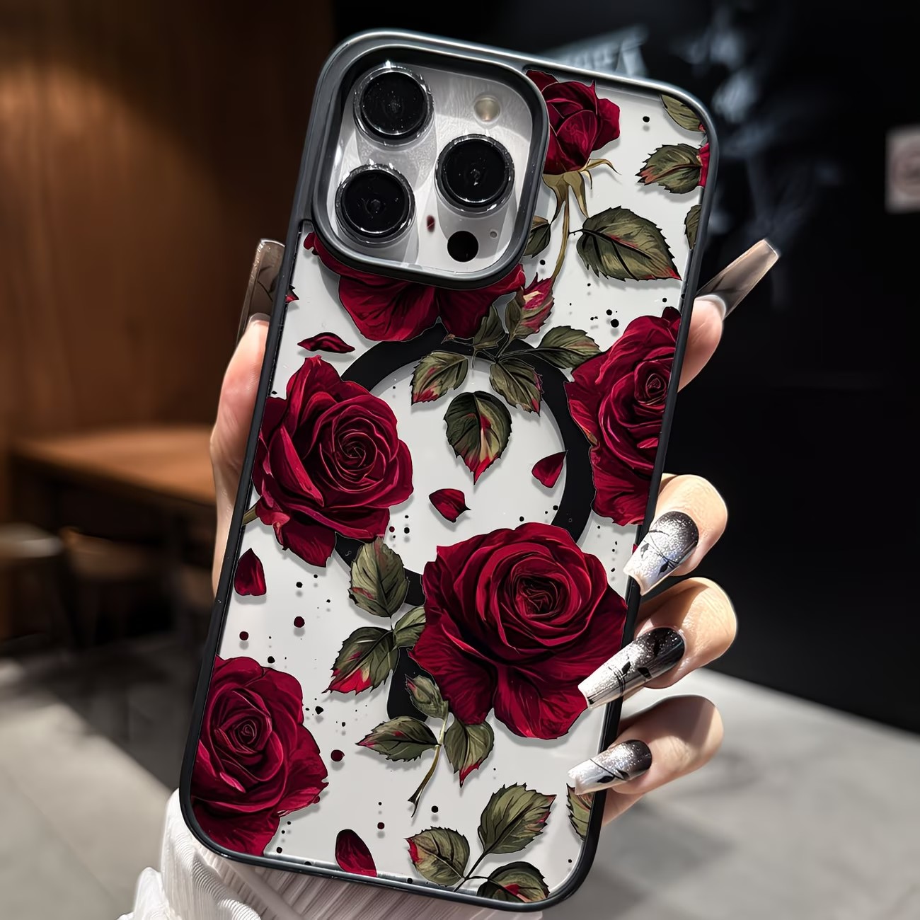 Vintage Red Rose Floral Patter - Phone Cases Vintage ulasan dan harga