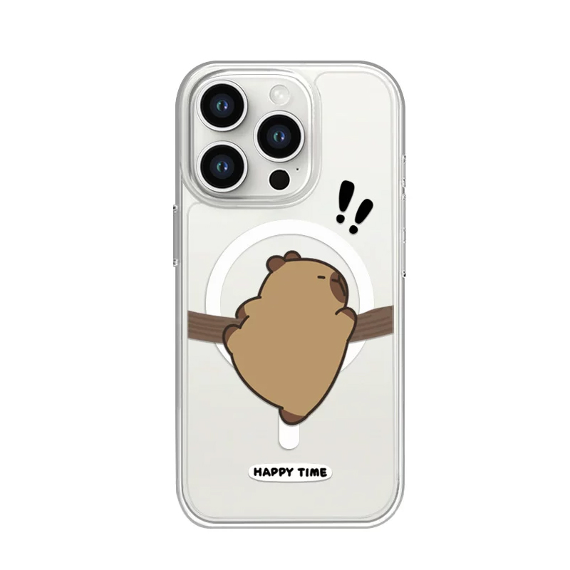 Cute Funny Tree Climbing Capib - Phone Cases Quirky ulasan dan harga