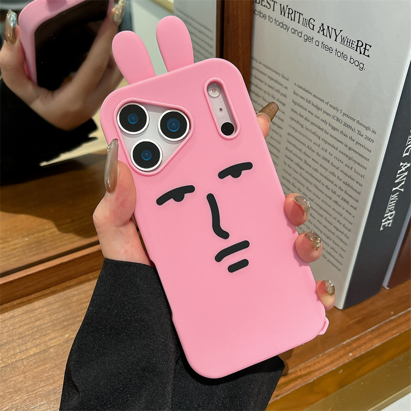 Kawaii 3D Funny Cartoon Pink E - Phone Cases Quirky ulasan dan harga