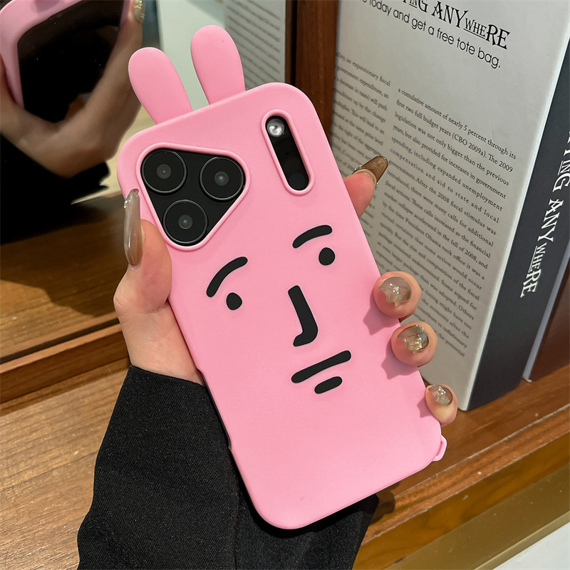 Kawaii 3D Funny Cartoon Pink E - Phone Cases Quirky ulasan dan harga