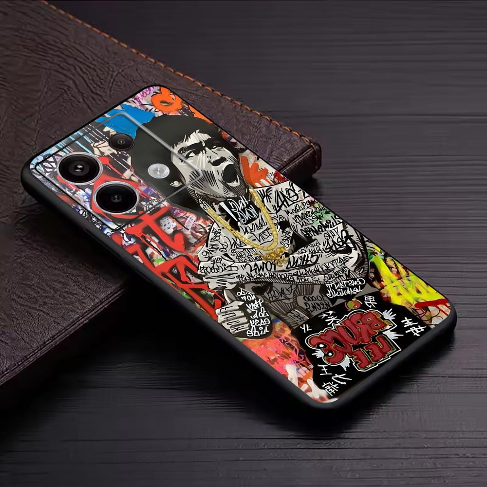 Banksy Graffiti Art  Phone Cas - Phone Cases Black ulasan dan harga
