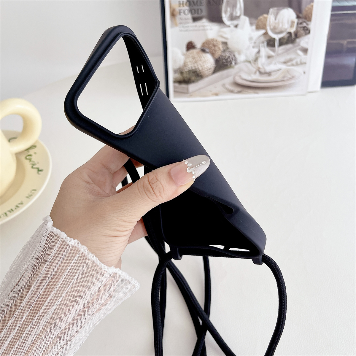 Crossbody Lanyard Liquid Silic - Silicone Liquid Case ulasan dan harga
