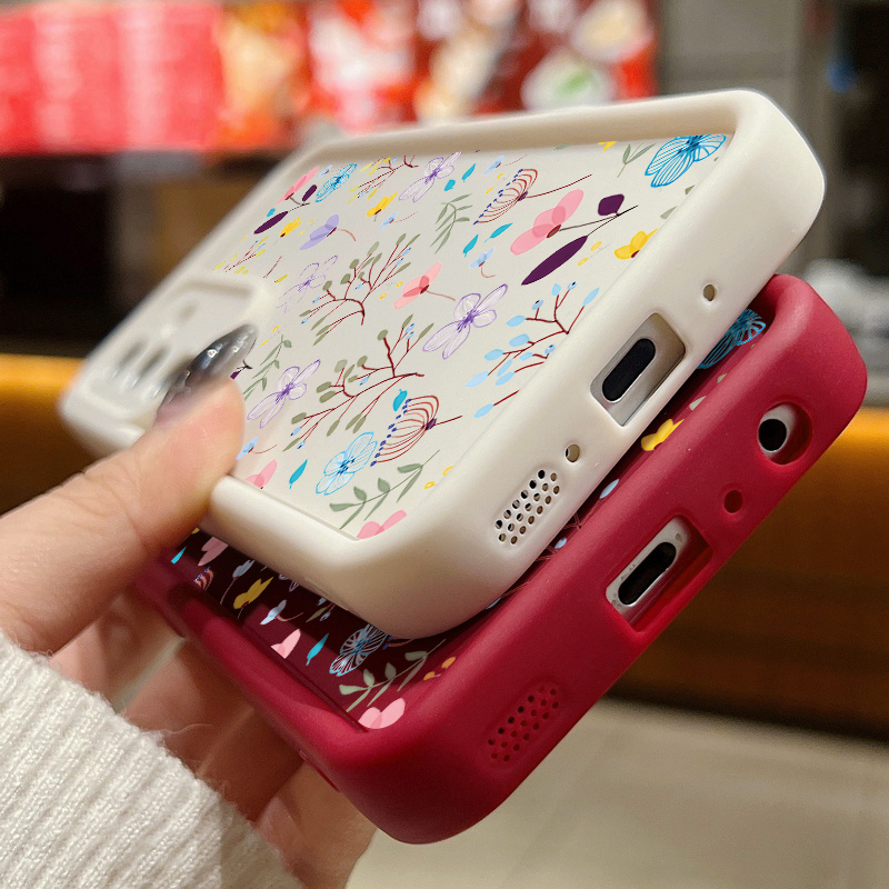 Flower Print Case For Samsung  - Phone Cases Motorola Edge 2025 ulasan dan harga