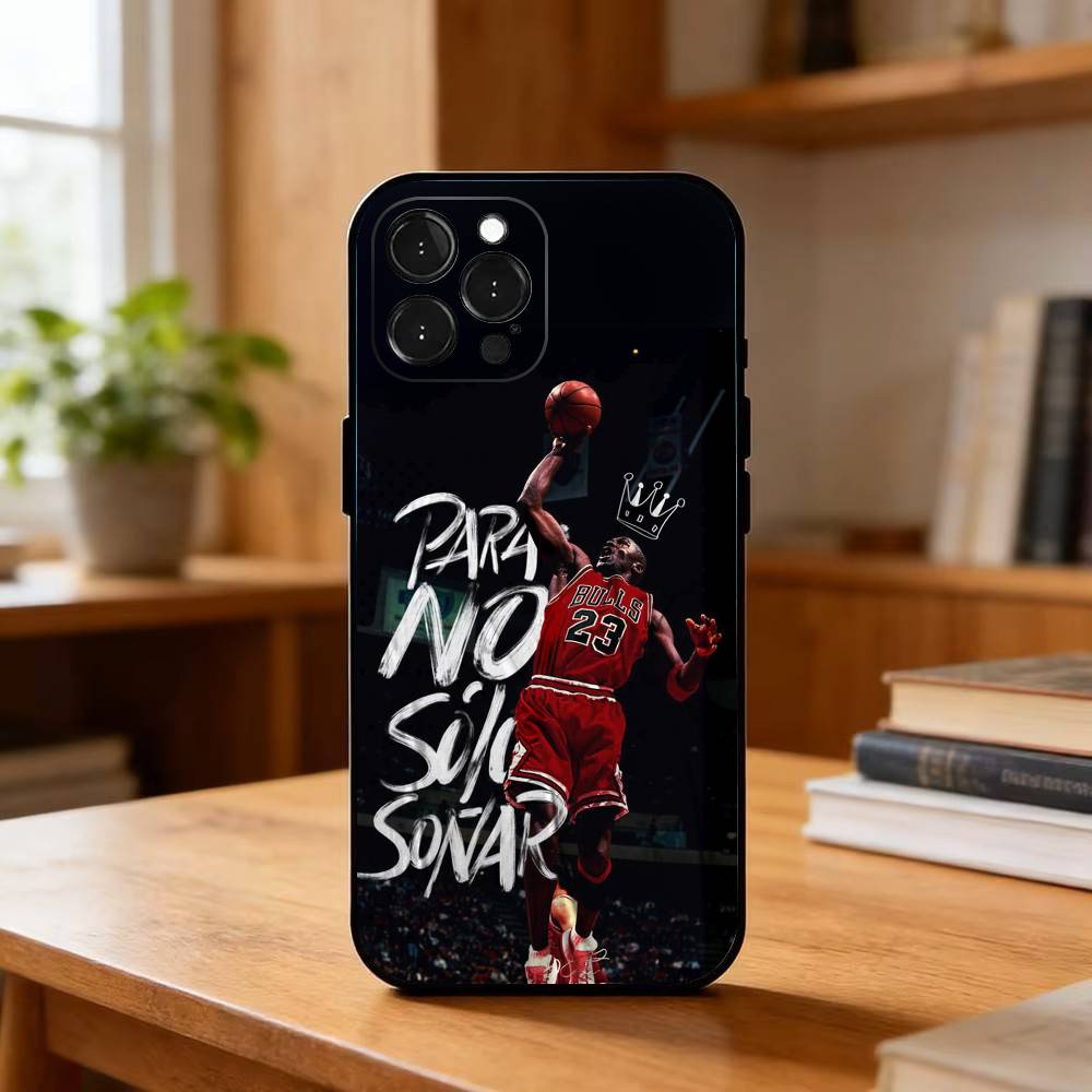 M-Michael J-Jordan  Soft Black - Phone Cases Jordan ulasan dan harga
