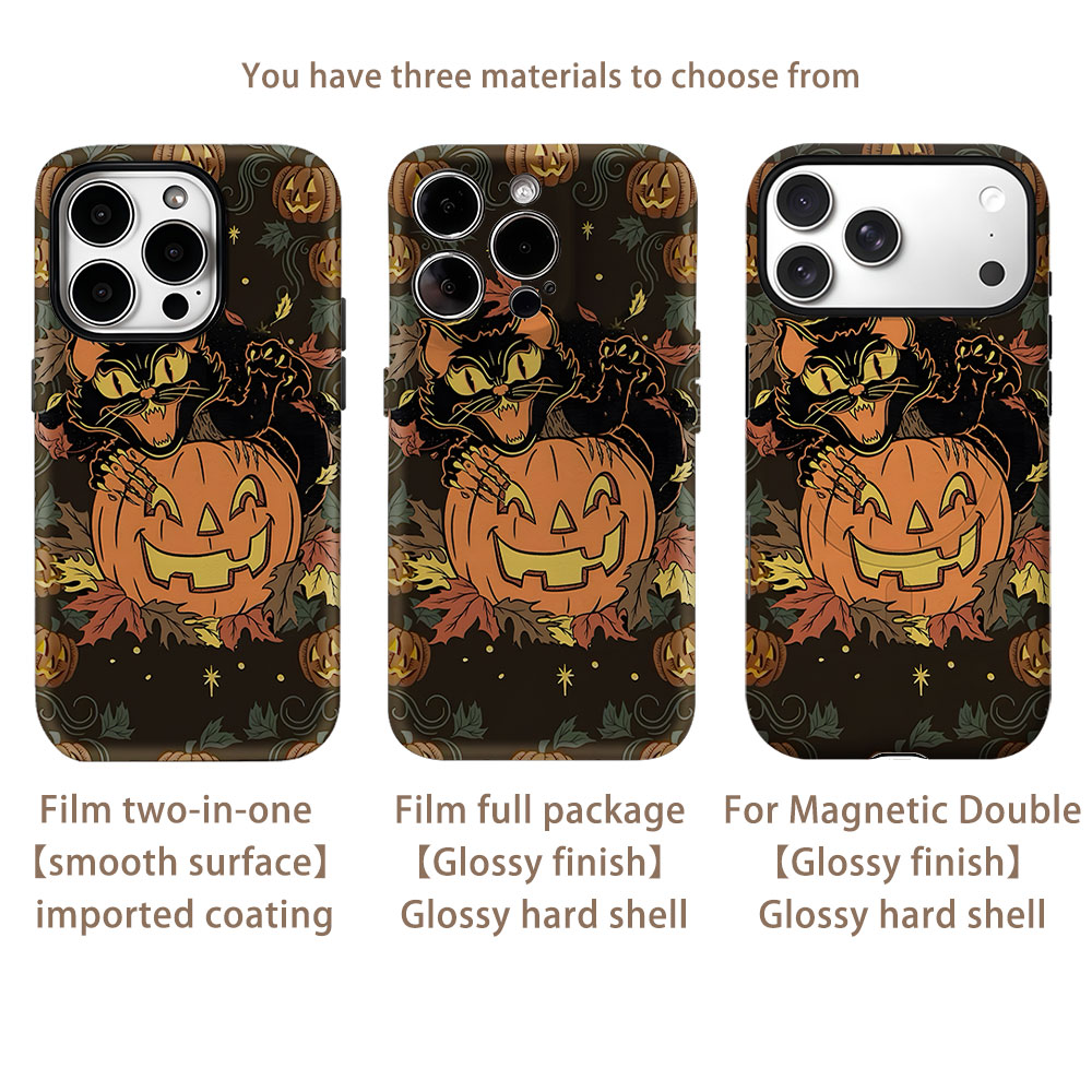 Vintage Halloween Cat For Magn - Phone Cases Vintage ulasan dan harga