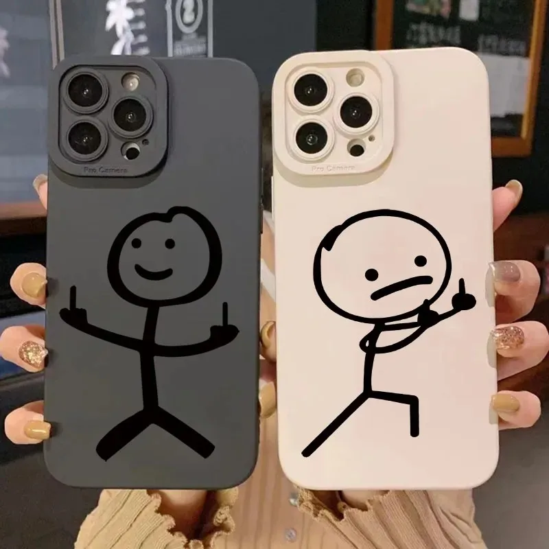 Cute Cartoon Matchman Matte Si - Phone Cases Mous ulasan dan harga