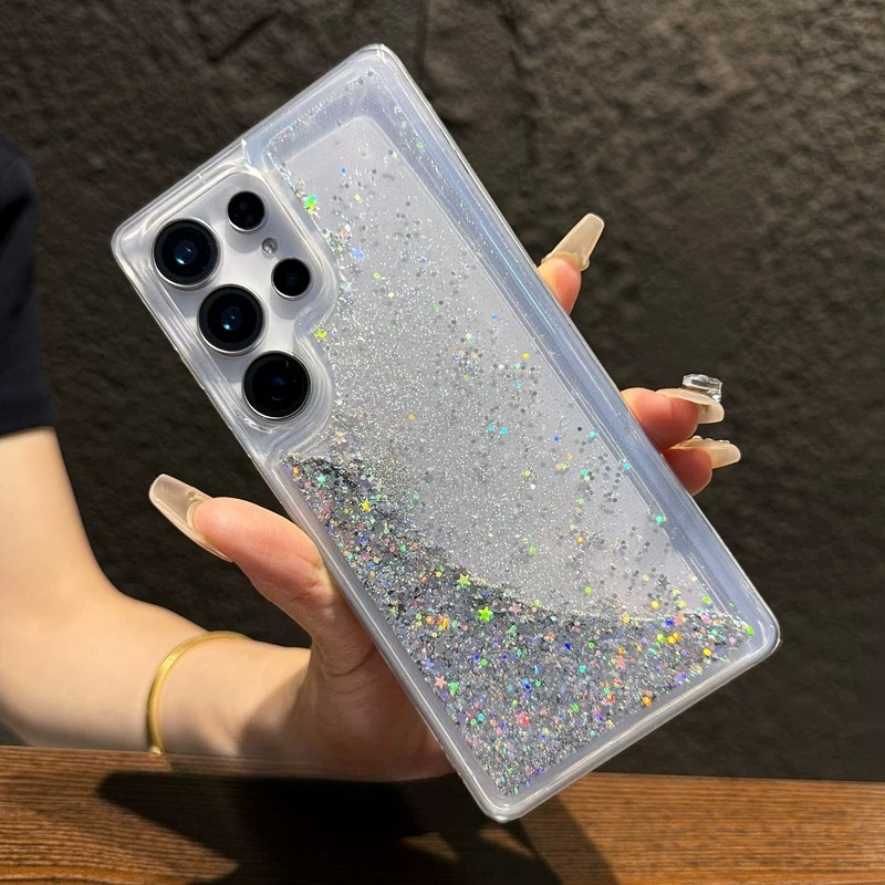 Dynamic Colorful Stars Quicksa - Silicone Liquid Case ulasan dan harga