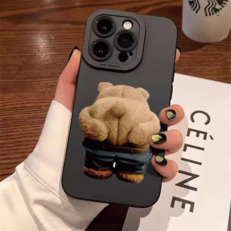 Funny Cool Bear Silicone Phone - Phone Cases Quirky ulasan dan harga