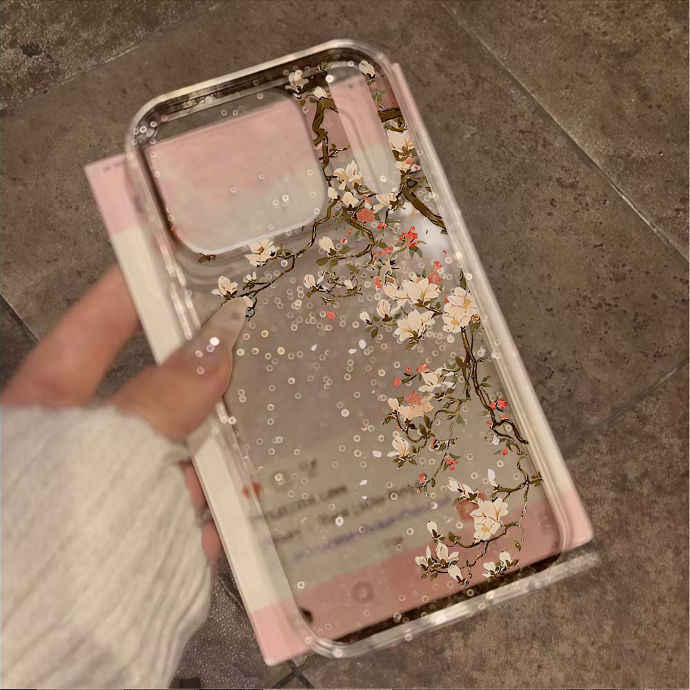 Vintage Magnolia Flower glitte - Phone Cases Vintage ulasan dan harga