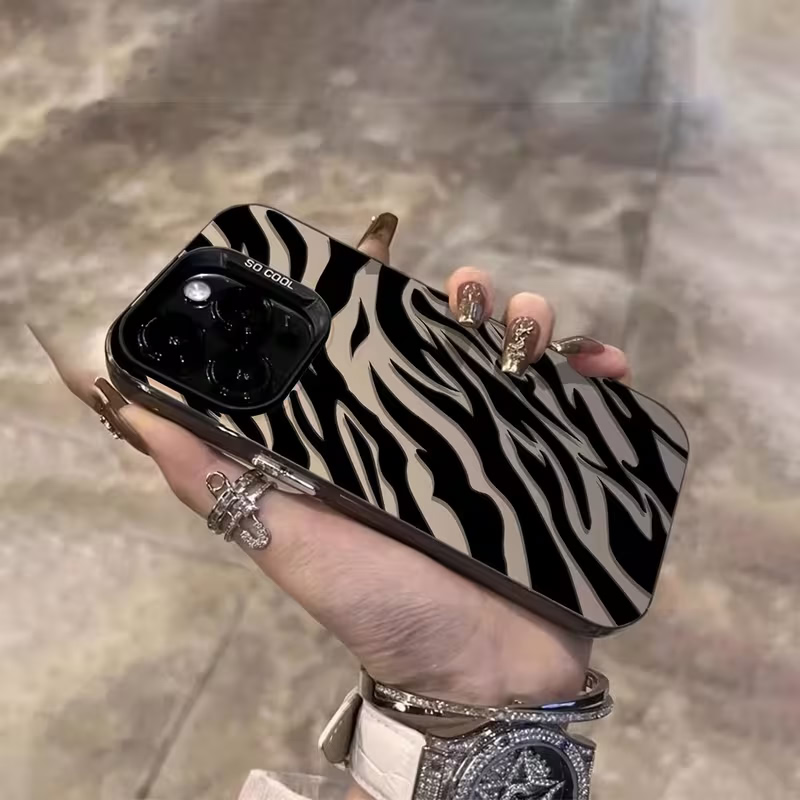 Zebra Pattern Black Advanced I - Phone Cases Mous ulasan dan harga