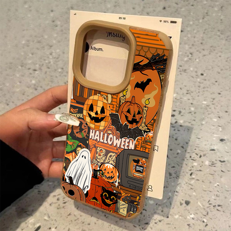 Halloween Pumpkin Type Ghost P - Phone Cases For Iphone 15 ulasan dan harga