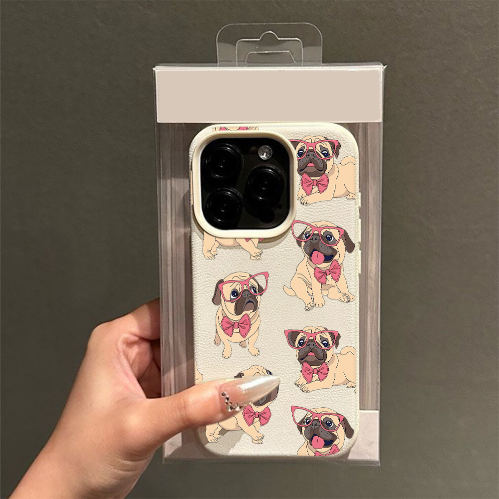 Pug Pattern Cute Funny Anti-Sc - Phone Cases Quirky ulasan dan harga