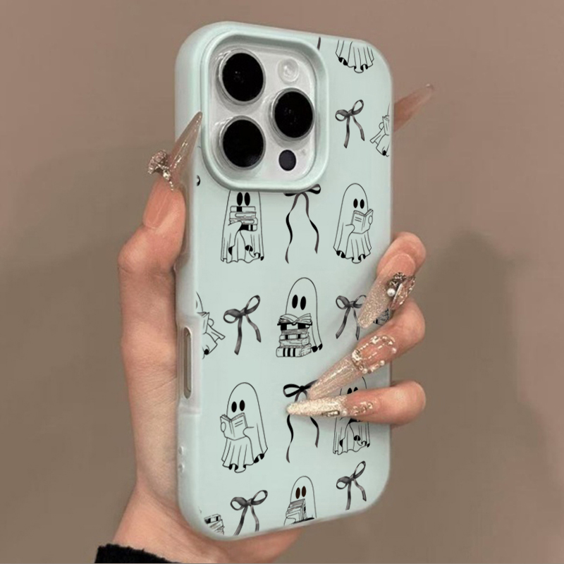 Cute Halloween Book Ghost Bow  - Phone Cases Store ulasan dan harga