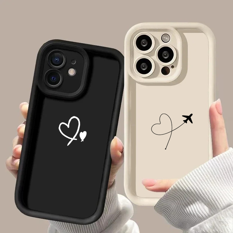 Airplane Route Love Heart Desi - Phone Cases Motorola Edge 2025 ulasan dan harga