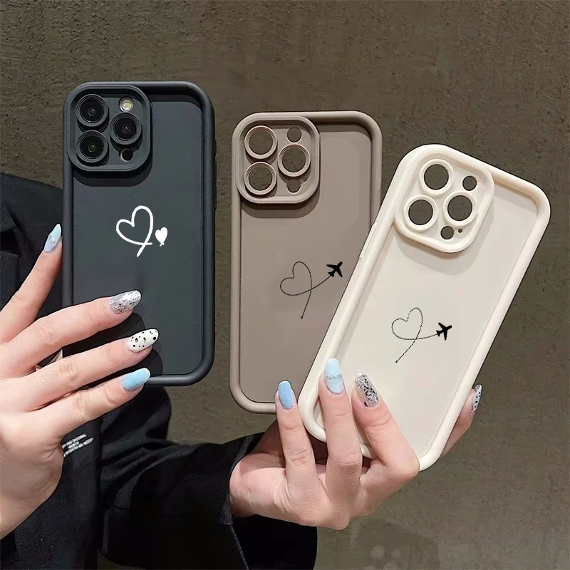 Airplane Route Love Heart Desi - Phone Cases Motorola Edge 2025 ulasan dan harga