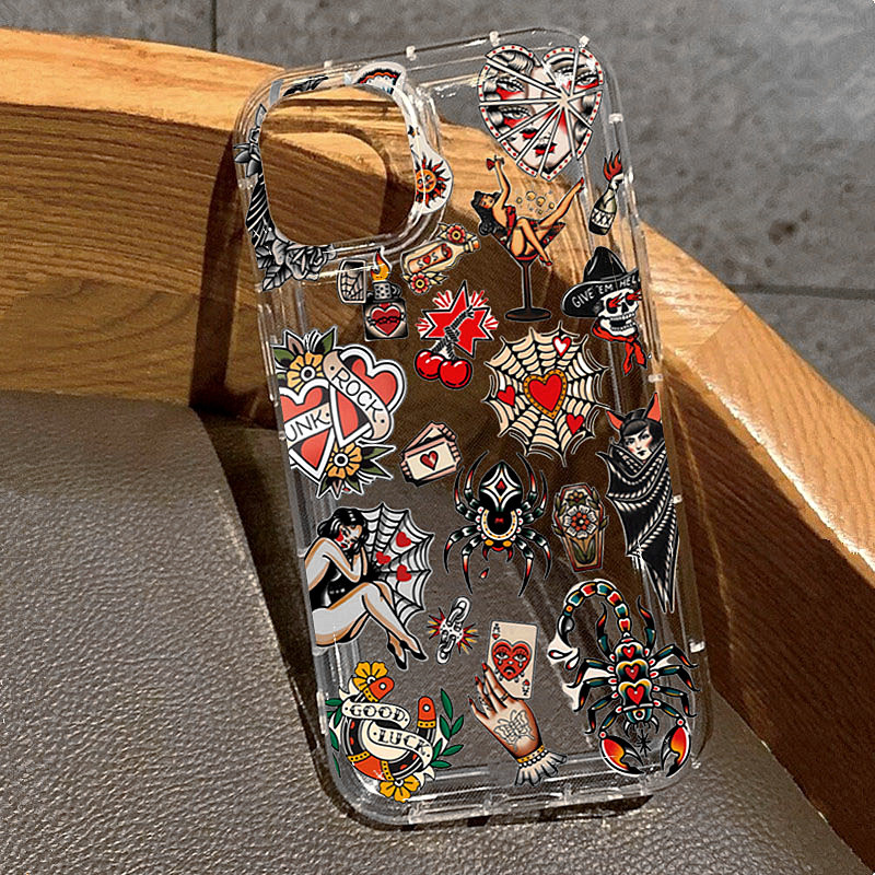 Transparent Vintage Collage De - Phone Cases Vintage ulasan dan harga