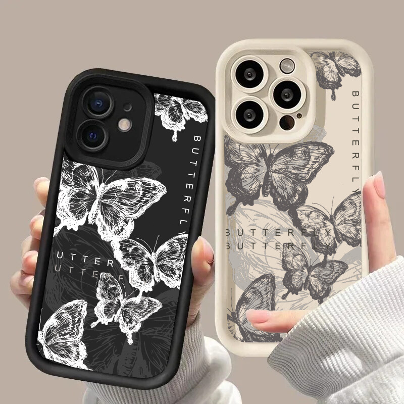 Black Butterfly Case for Motor - Phone Cases Motorola Edge 2025 ulasan dan harga