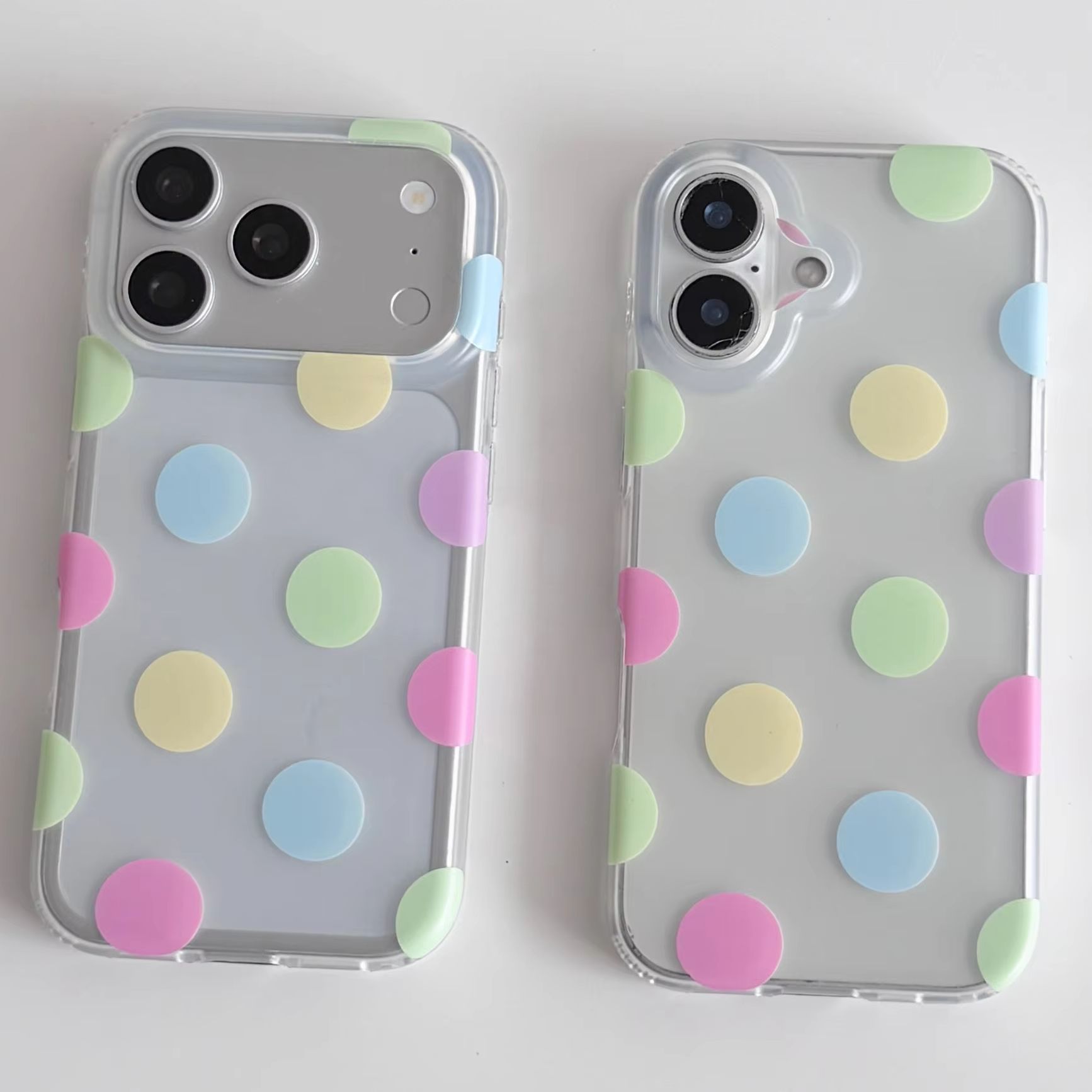 Korea Ins Colorful Polka Dots  - Phone Cases Bulk ulasan dan harga