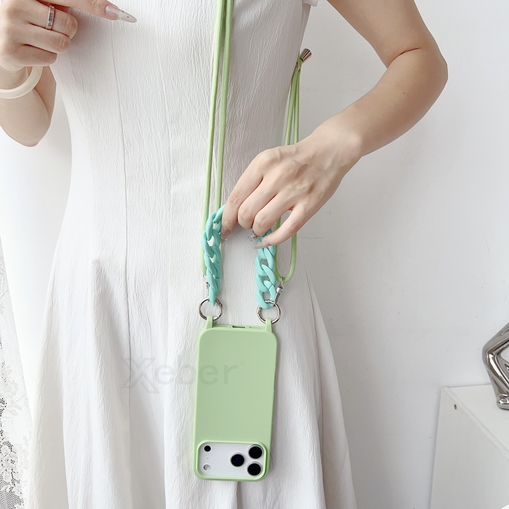 Crossbody Lanyard Acrylic Brac - Silicone Liquid Case ulasan dan harga