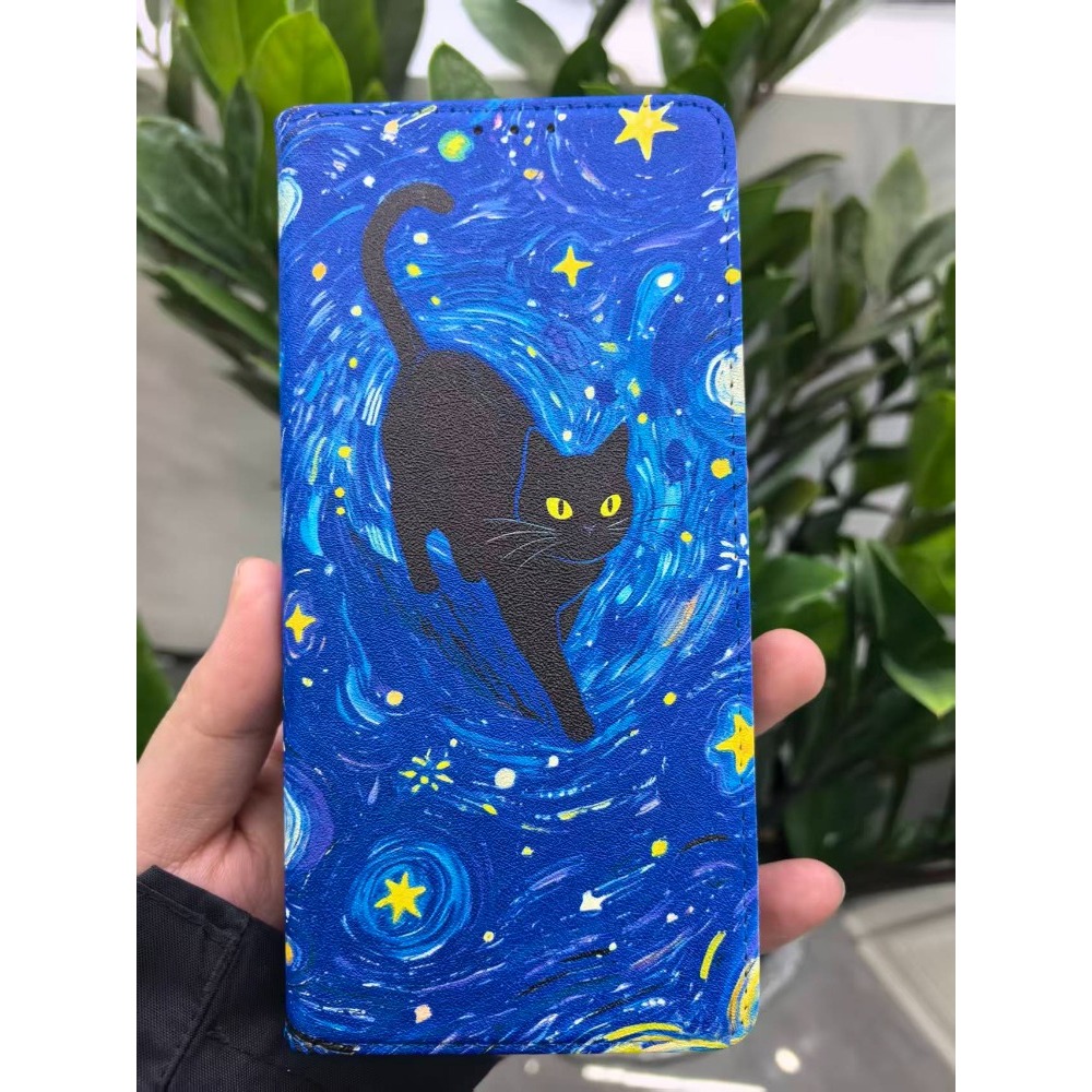 Painted Magnetic Flip Leather  - Phone Cases For Samsung S22 ulasan dan harga