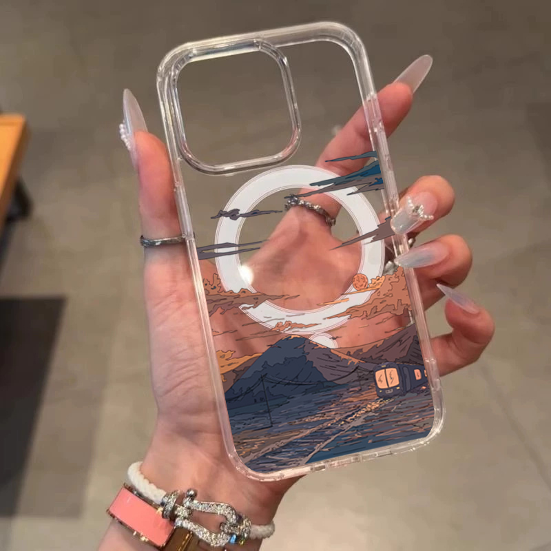 Sunset Pattern Fashion Phone C - Phone Cases Mous ulasan dan harga