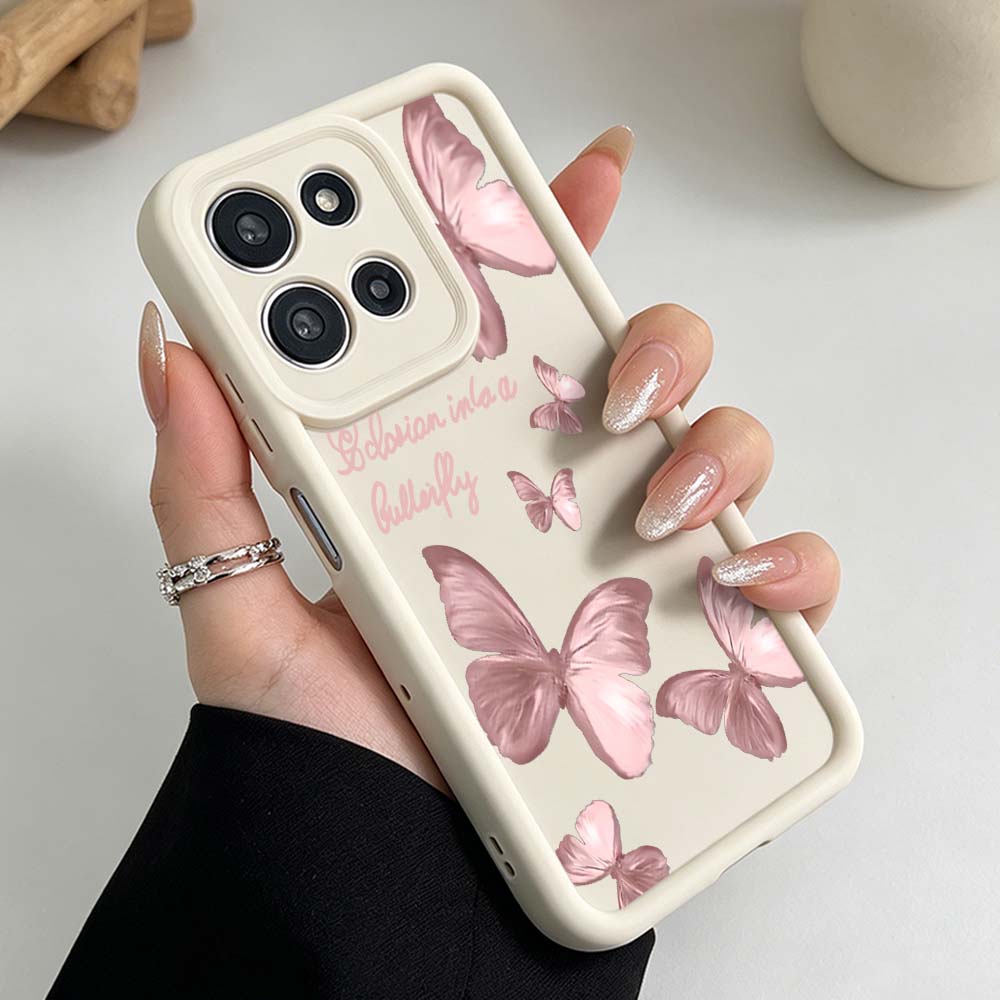 Retro Butterfly pattern Cover  - Phone Cases Motorola Edge 2025 ulasan dan harga