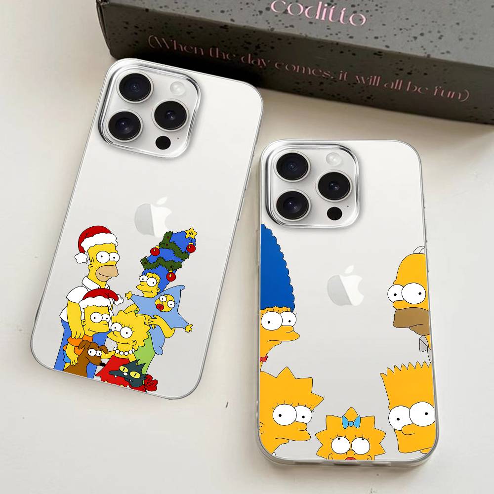 L-Simpsons-Es Funny Crystal Cl - Phone Cases Quirky ulasan dan harga