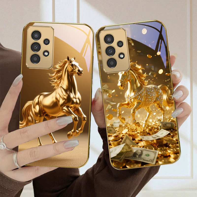 A lovely golden steed For Sams - Phone Cases A14 Samsung ulasan dan harga