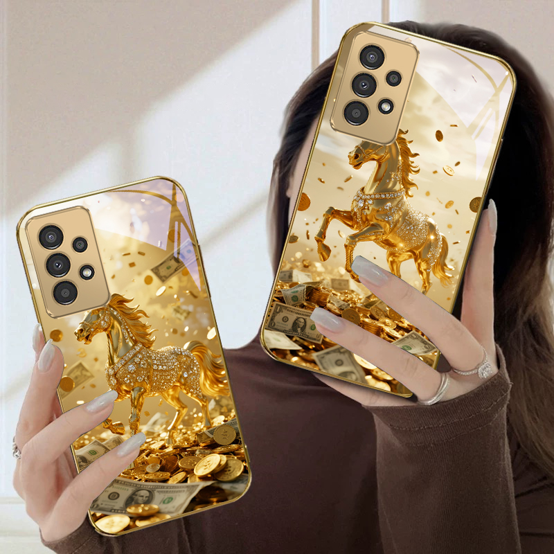 A lovely golden steed For Sams - Phone Cases A14 Samsung ulasan dan harga