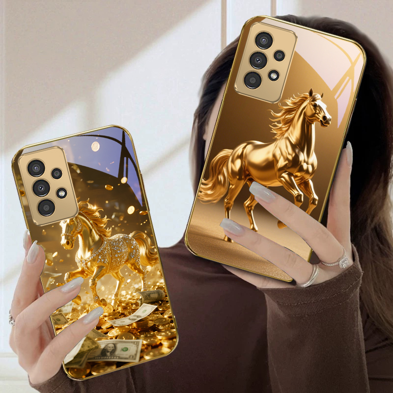 A lovely golden steed For Sams - Phone Cases A14 Samsung ulasan dan harga
