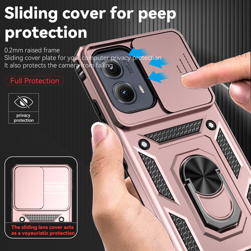 360° Ring Stand Case For Motor - Phone Cases Motorola Edge 2025 ulasan dan harga