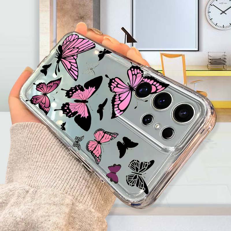 Purple Butterfly Graphic Phone - Phone Cases A14 Samsung ulasan dan harga