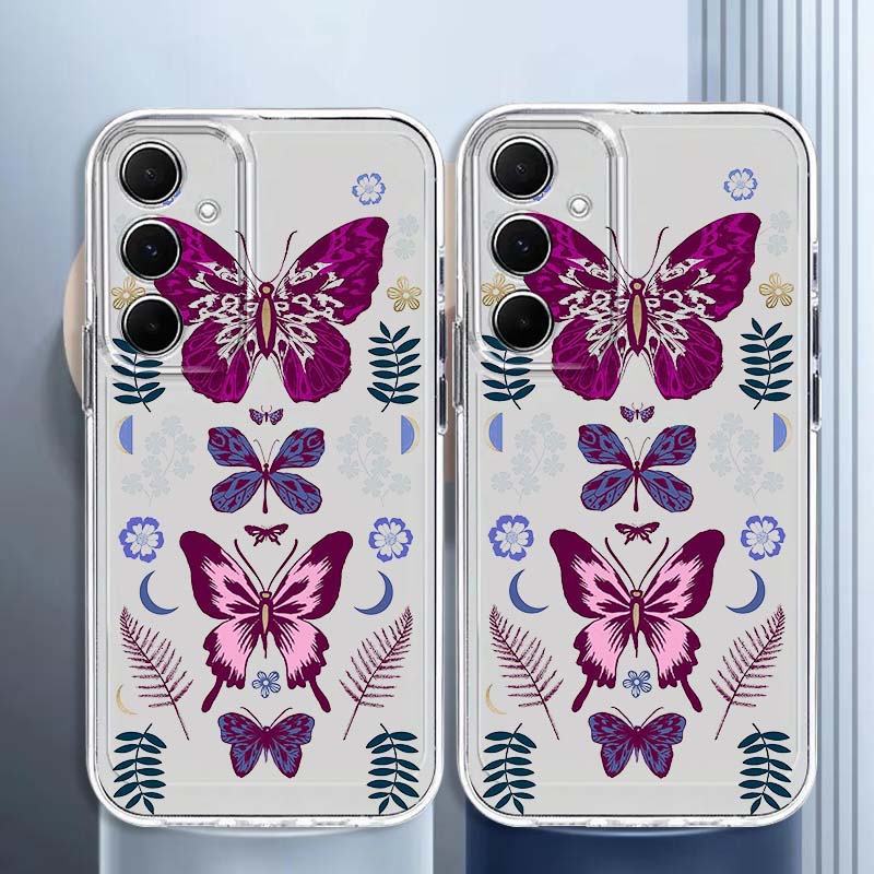 Purple Butterfly Graphic Phone - Phone Cases A14 Samsung ulasan dan harga