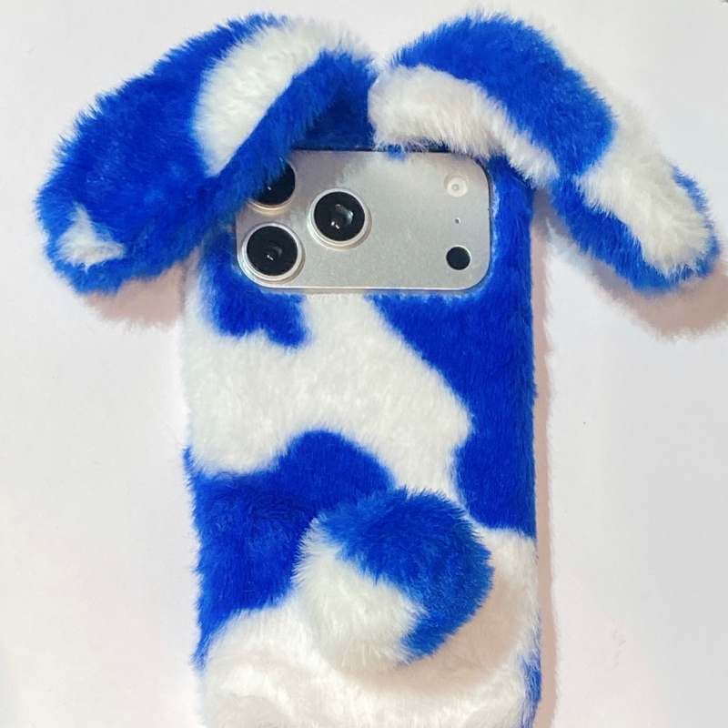 Cute Rabbit Design Fluffy Phon - Phone Cases For Iphone 15 ulasan dan harga