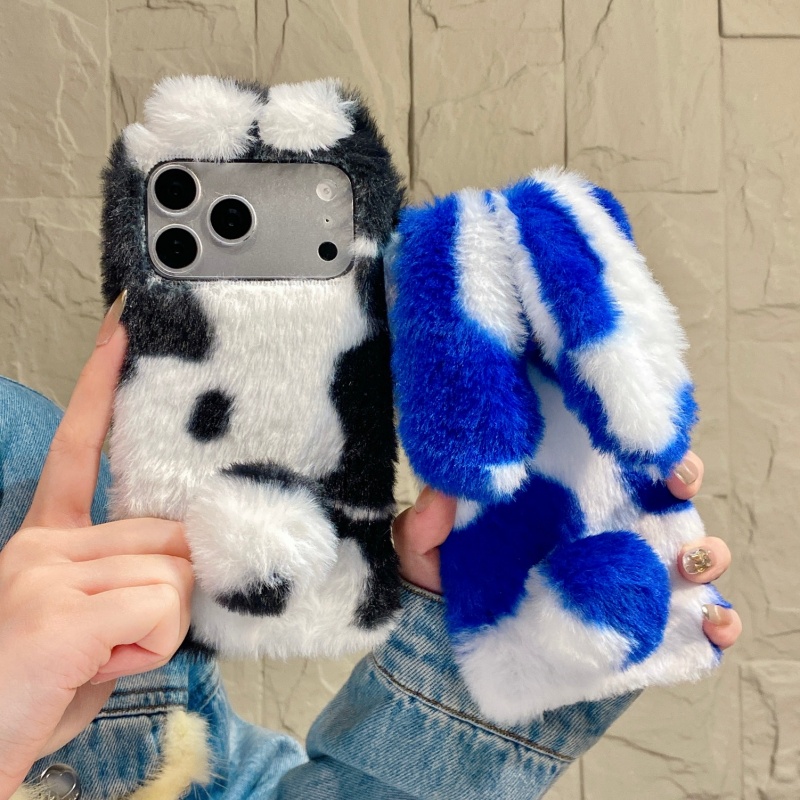 Cute Rabbit Design Fluffy Phon - Phone Cases For Iphone 15 ulasan dan harga