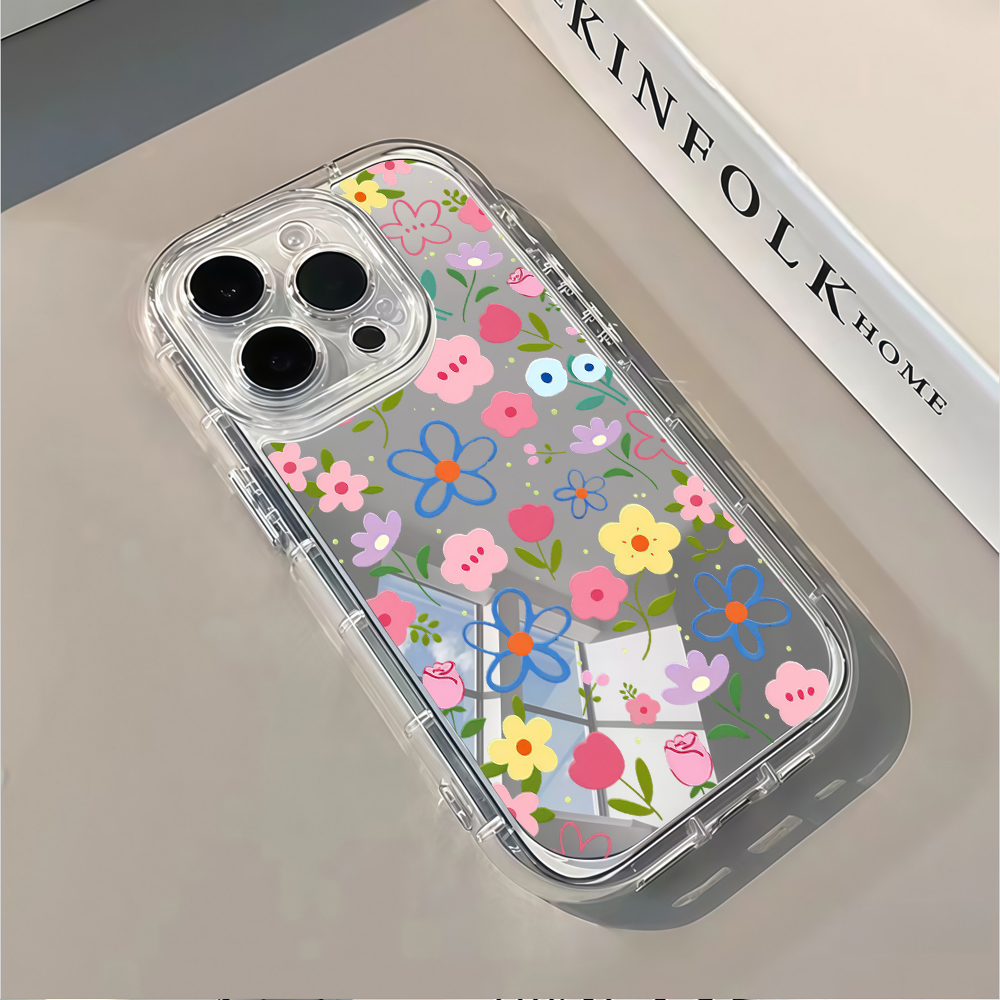 Korean Ins Style Floral Silver - Phone Cases Bulk ulasan dan harga