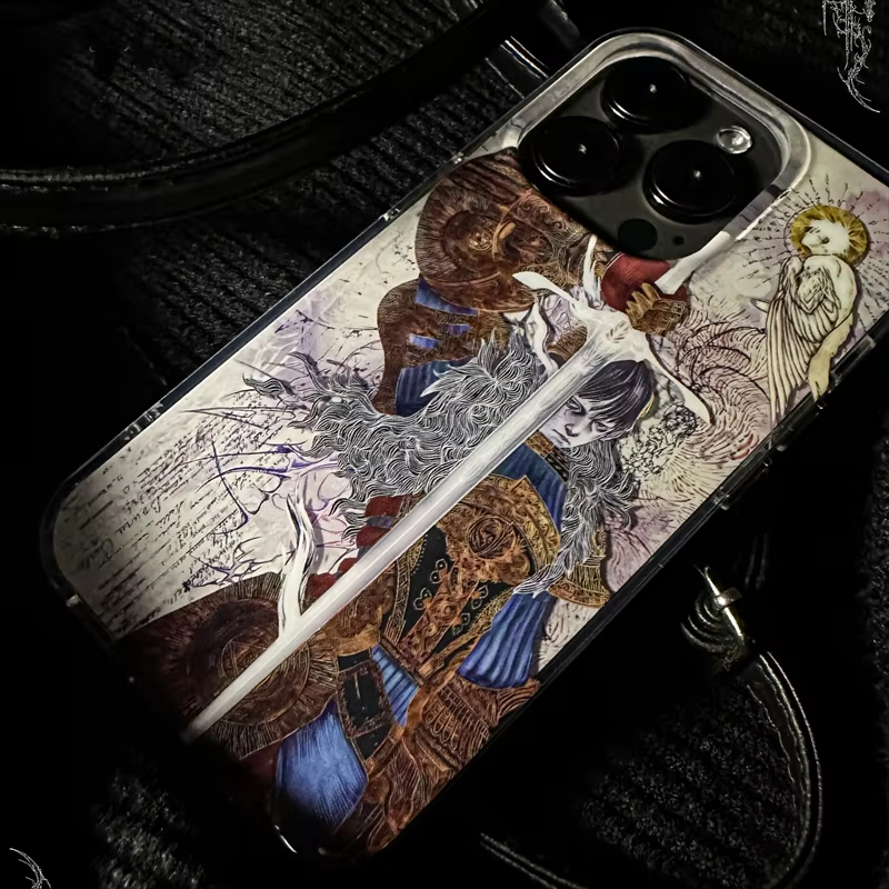 Retro Angel Cross European Kni - Phone Cases Vintage ulasan dan harga